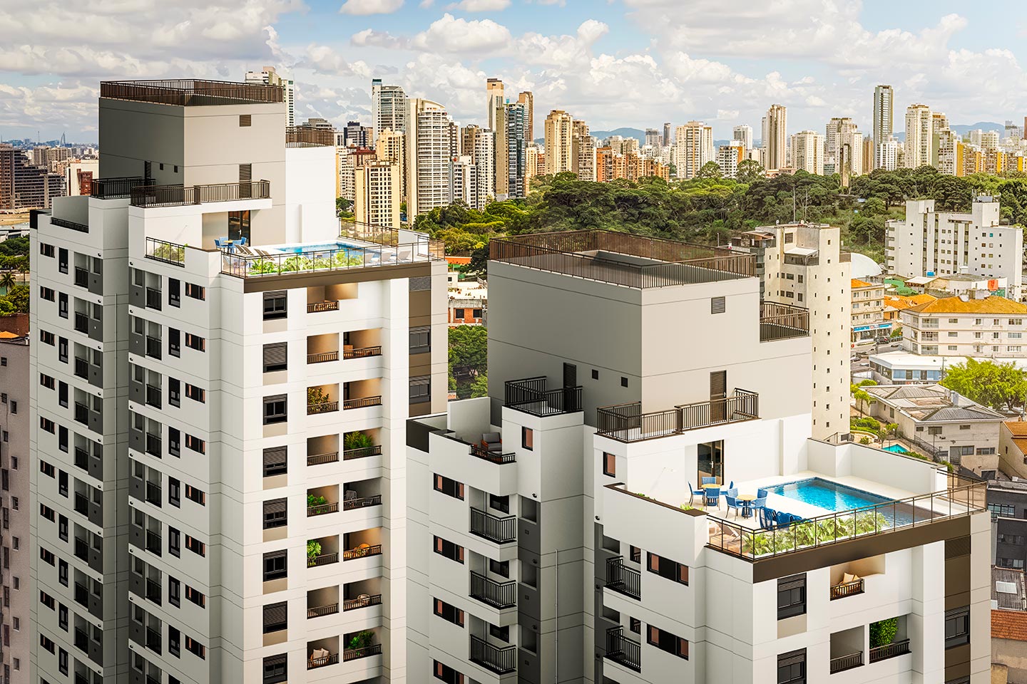 Ilustração artística do Rooftop